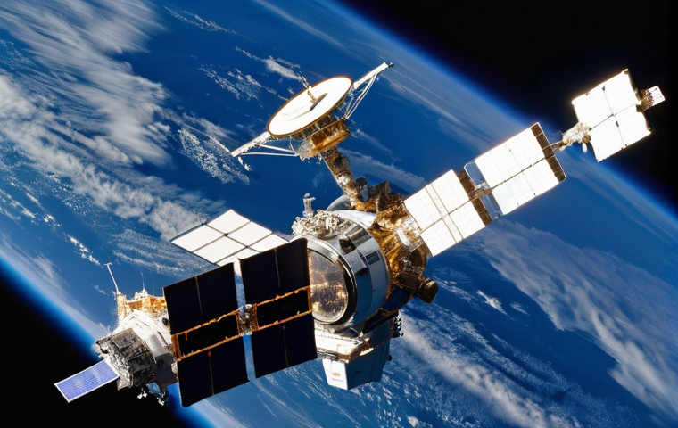 우주 쓰레기 제거 전문가 - Robotic Arm Capture – The "Space Ballet"**

A highly advanced, multi-jointed robotic arm, gleaming w...