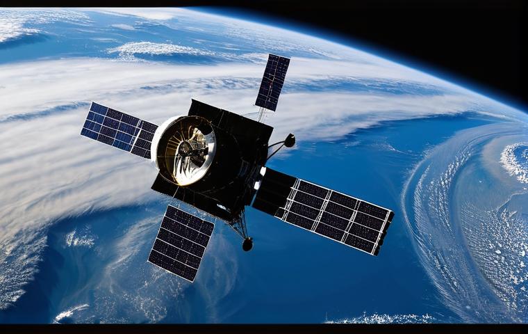 우주 쓰레기 제거 전문가 - Robotic Arm Capture – The "Space Ballet"**

A highly advanced, multi-jointed robotic arm, gleaming w...