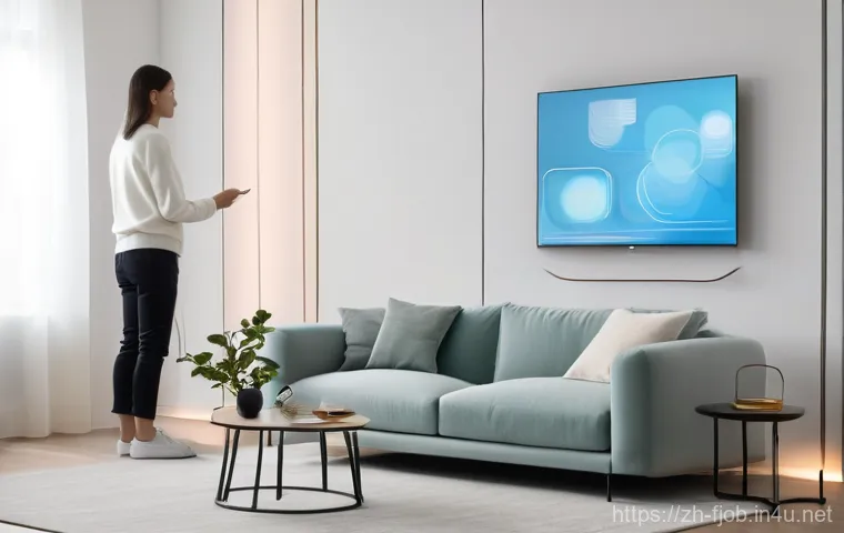 웨어러블 디바이스 개발자 - **Prompt Title: 5G-Enabled AR Vision in a Smart City**
    A full-body shot of a confident young pro...