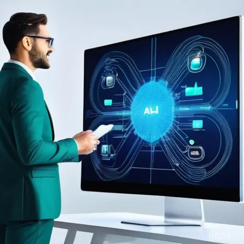 AI 기반 광고 기획자 - AI-Powered User Insight and Personalized Advertising**

A brightly lit, modern digital marketing off...