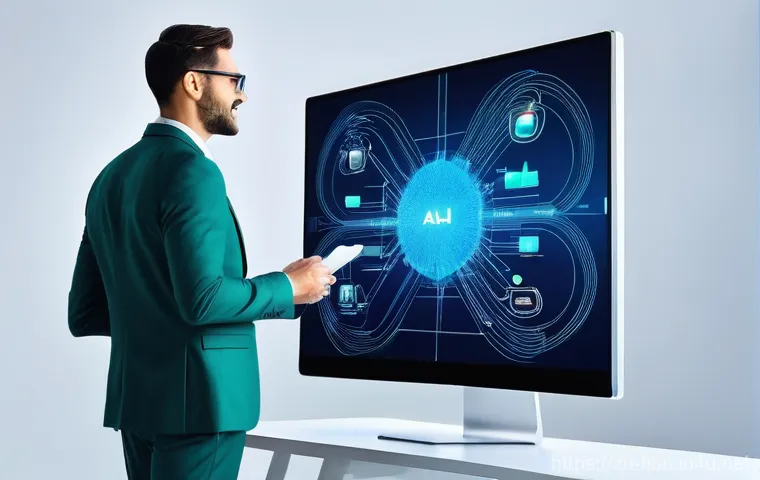 AI 기반 광고 기획자 - AI-Powered User Insight and Personalized Advertising**

A brightly lit, modern digital marketing off...