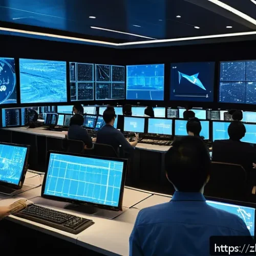 우주 항공 엔지니어 - A high-tech aerospace engineering control room scene showing a diverse team of engineers collaborati...